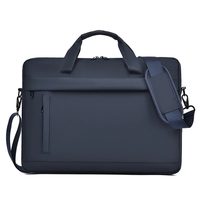 sac fourre-tout pour ordinateur portable, mallette d'affaires, bretelles réglables, fermeture à glissière – parfait pour l'école, le bureau et les déplacements quotidiens.