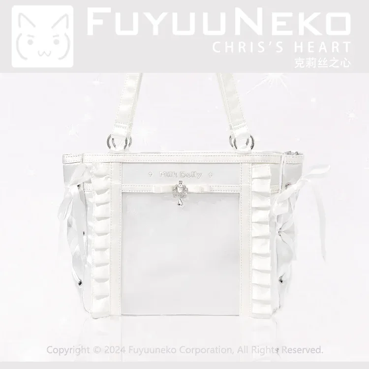 mine series – sac à bandoulière itabags doux, couleur unie, polyvalent, grande capacité, fermeture éclair, sac carré, sac à main japonais
