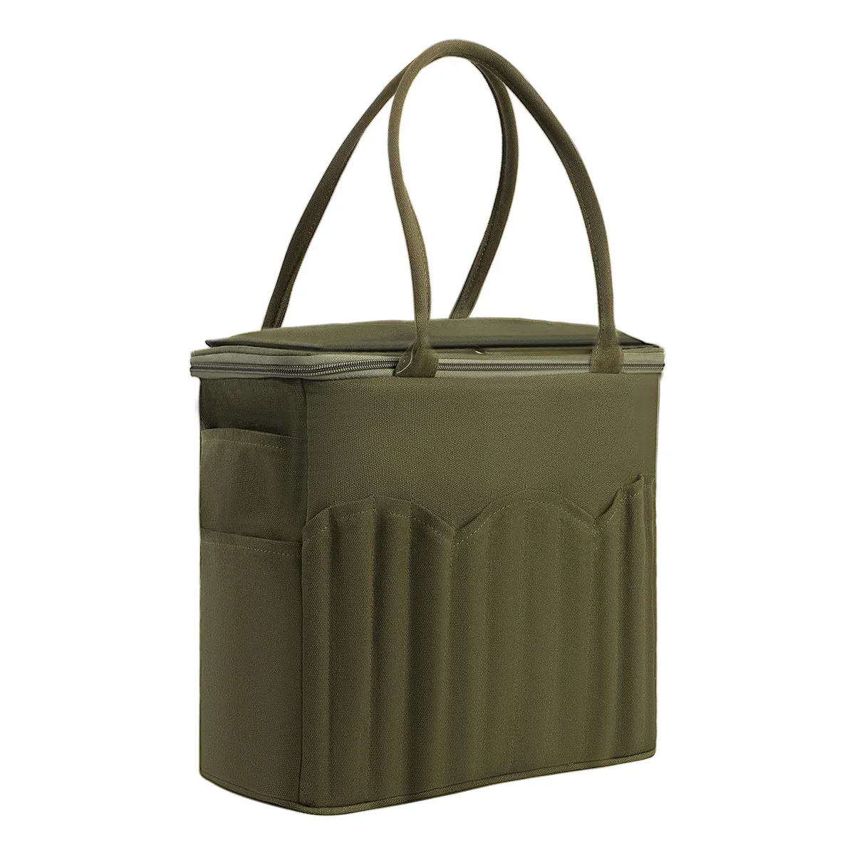 sac de rangement portable en toile pour outils de crochet, grande capacité, pour accessoires de crochet, organisateur moderne et polyvalent, indispensable pour les voyages