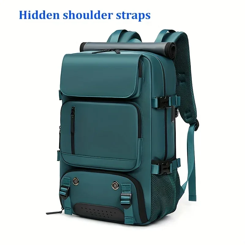 sac à dos de voyage pour femme, sac à dos imperméable pour ordinateur portable de 16 pouces avec sac à chaussures, port de chargement usb caché, sac à dos pour randonnée et camping