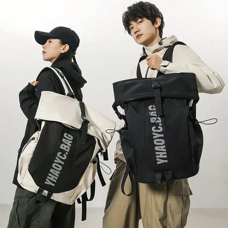 sac à dos de grande capacité pour l'extérieur, léger et multifonctionnel, sac à dos de voyage et de trajet pour les couples