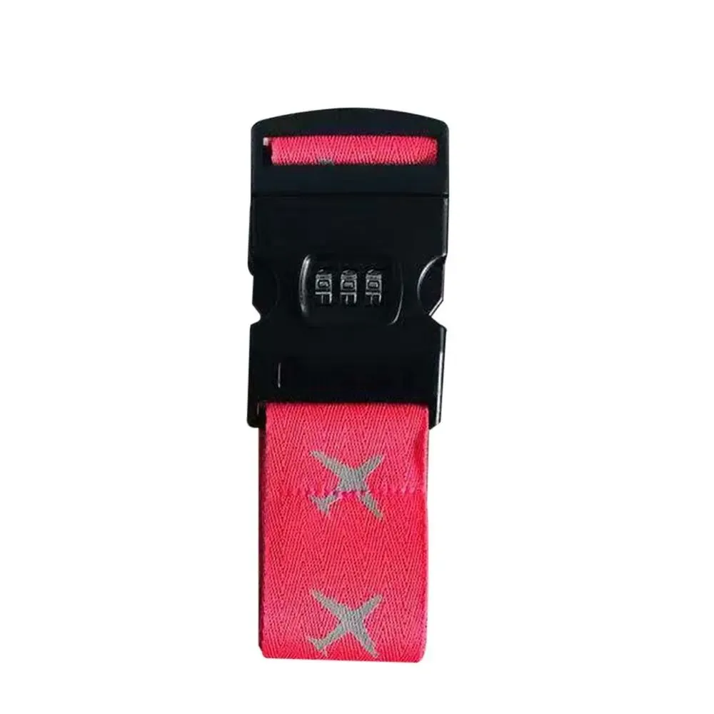 accessoires de bagages : sangle de fixation avec cadenas à combinaison pour bagages