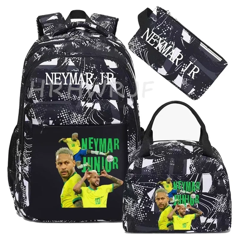 sac à dos de football camouflage neymar, sac à dos de sport pour femmes et hommes, capacité multi-poches, sacs d'école, sacs de voyage décontractés, mochila 3 pièces