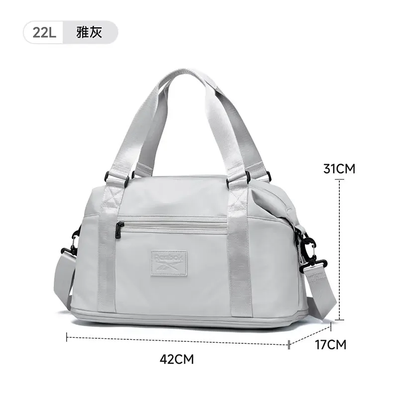 sac de voyage extensible de grande capacité reebok unisexe pour hommes et femmes, sac de transport 30l, sac de week-end, sac de voyage pour la nuit.