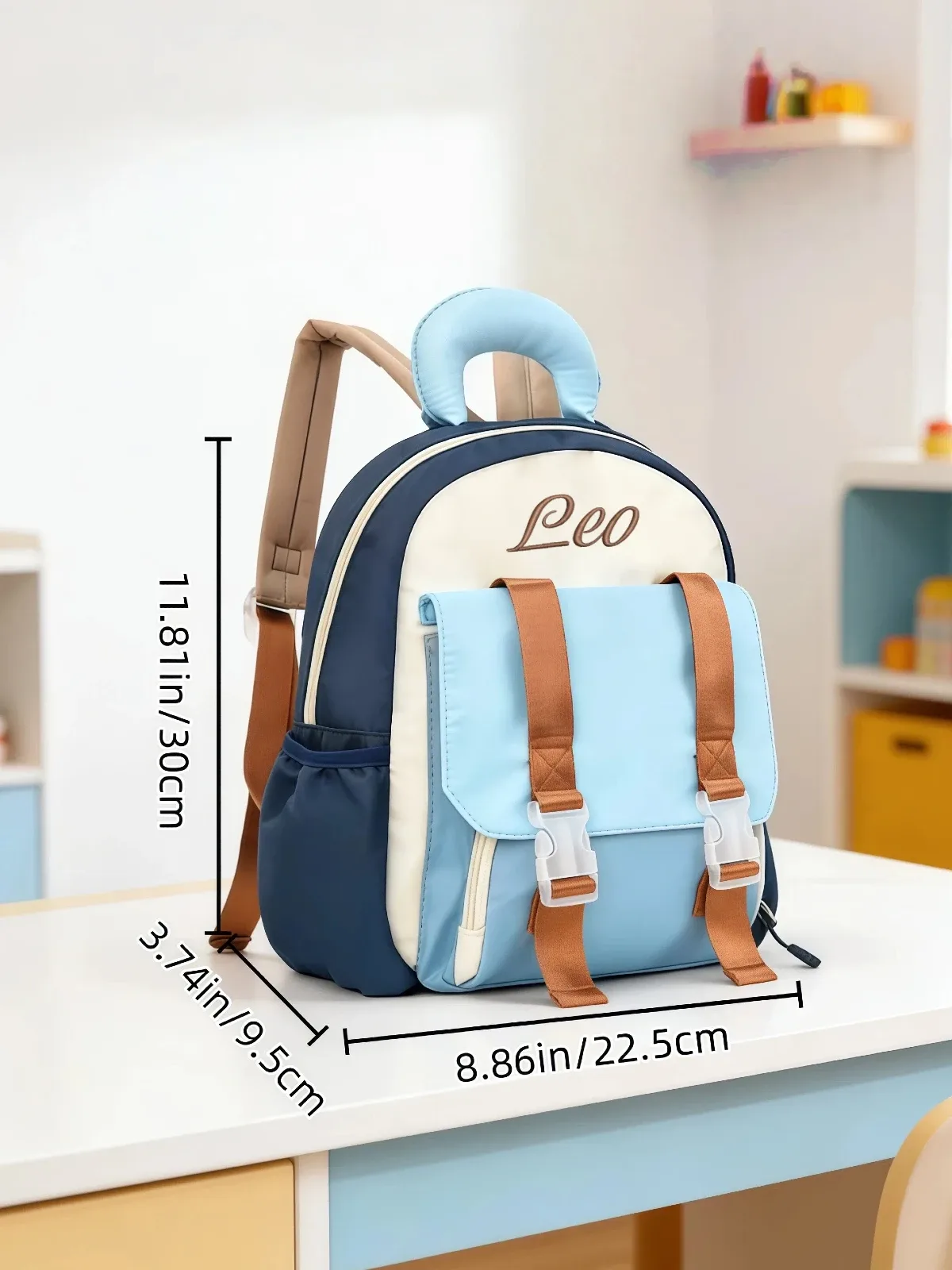 sac à dos de maternelle brodé, mignon, patchwork, personnalisé avec nom, cartable pour filles et garçons, pour l'école, les voyages quotidiens, cadeaux adorables pour enfants