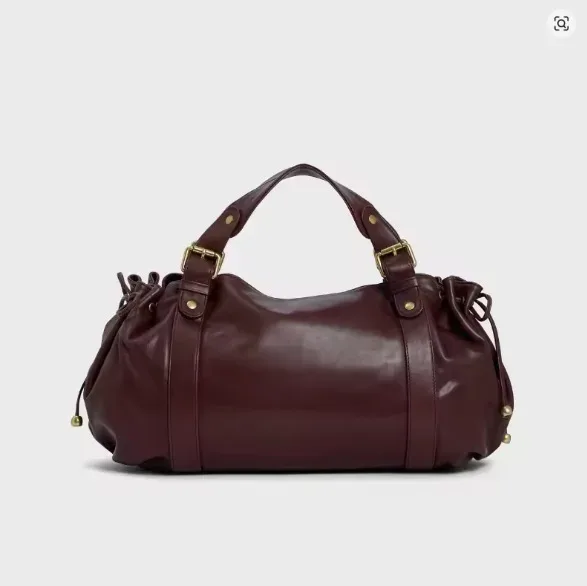 sac à main vintage pour femme, nouveau design de luxe, sac à bandoulière pour un style quotidien, sac fourre-tout de couleur unie