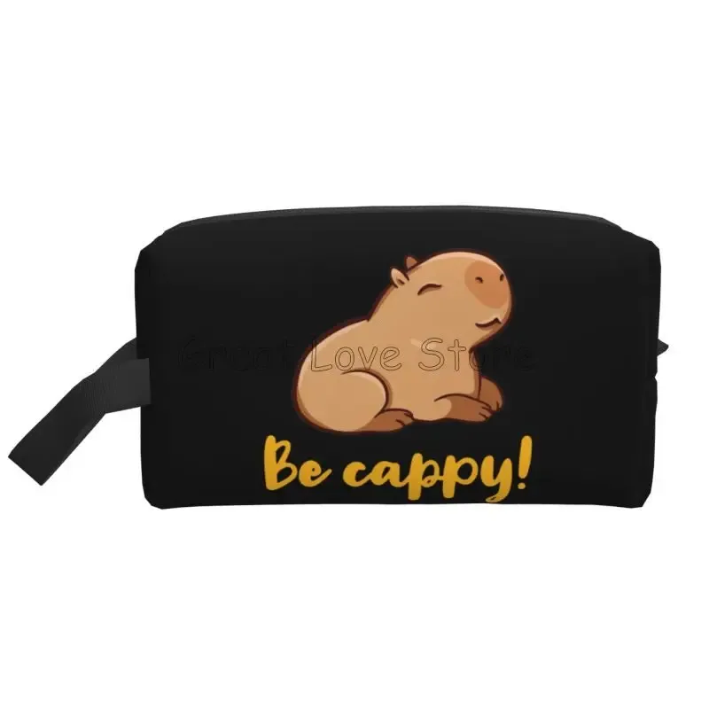 mignon capybara be cappy voyage sac cosmétique grande capacité pochette de maquillage étanche accessoires de toilette organisateur pour femmes filles