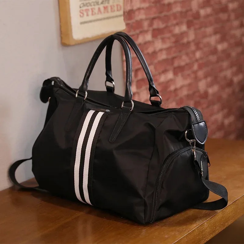 sac de voyage à la mode, sac de sport portable à courte vitesse, léger oxford, grande taille, fourre-tout pour bagages, sac à main pour hommes et femmes