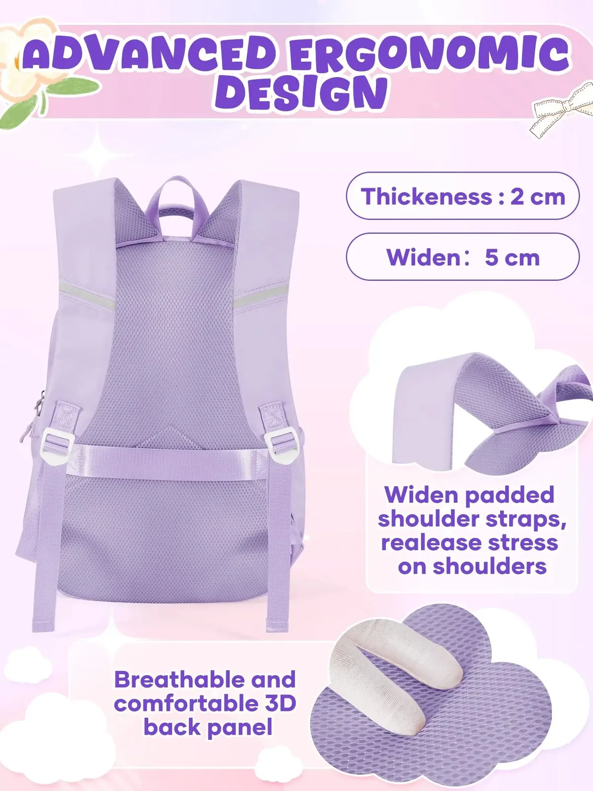 cartable de maternelle sac à bandoulière fille garçon bookbag enfants voyage sac à dos enfant sac à dos, adolescents collège lycée sac à dos