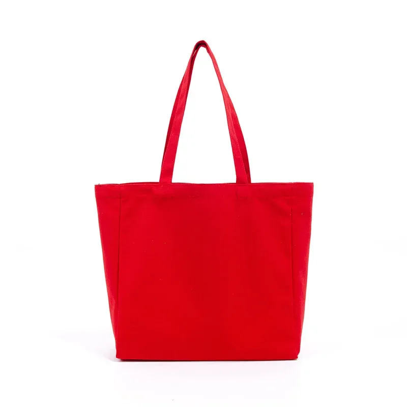 sacs fourre-tout en toile vierges avec impression de logo personnalisé, sacs de courses réutilisables, sacs à bandoulière haut de gamme écologiques