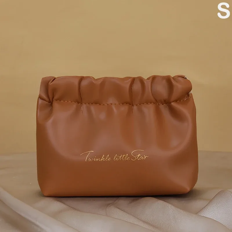pochette portable pour femmes, petites trousses de maquillage en pu, mini sac de rangement pour rouge à lèvres, sac de rangement pour clés, bijoux, organiseur numérique