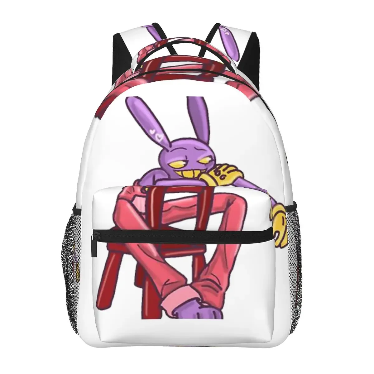 jax the amazing digital circus fanart animation series sacs à dos pour garçons et filles, sacs d'école pour étudiants, sac à dos pour ordinateur portable, sac à bandoulière
