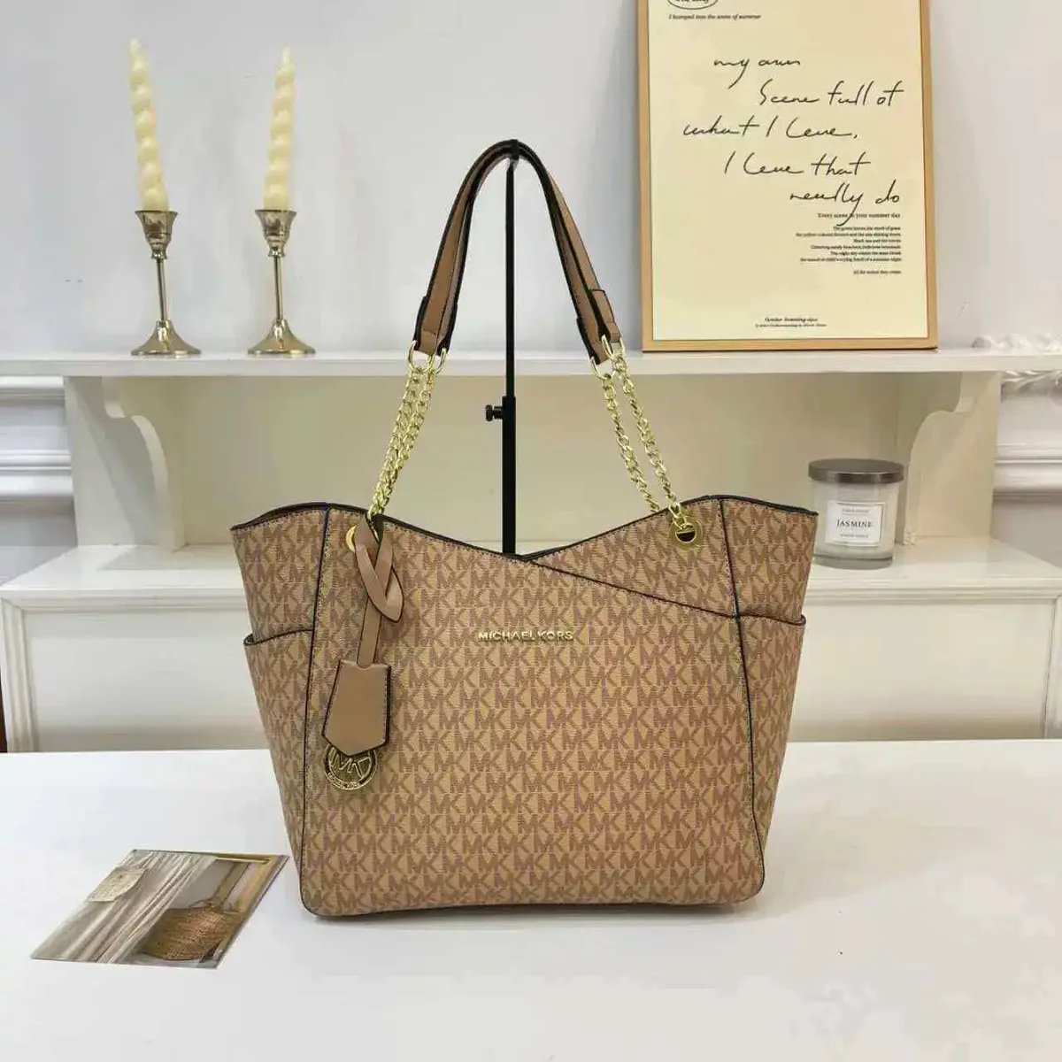 sac fourre-tout michael kors mk 2026 – divers styles, sac à bandoulière et à main avec chaîne