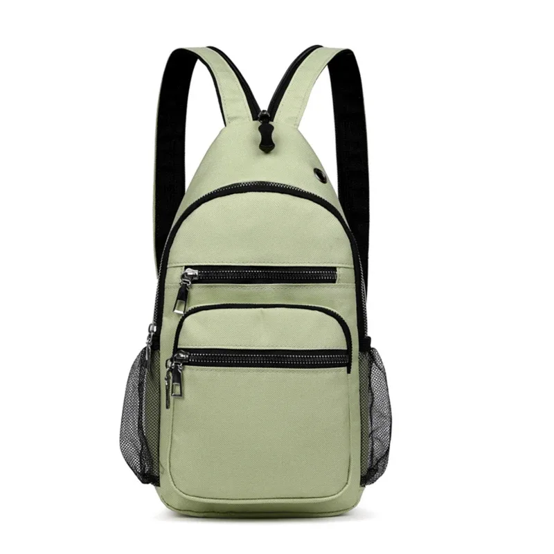 petit sac à dos unisexe à bandoulière, polyvalent, étanche, sac à bandoulière de poitrine, voyage randonnée, sac de jour de grande capacité