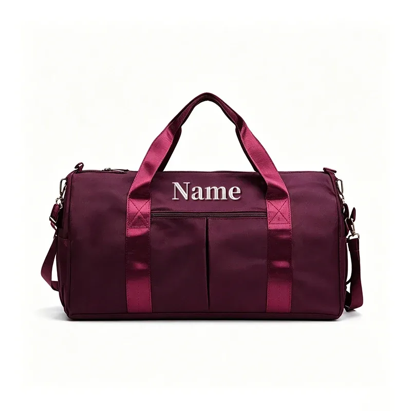 sac de sport personnalisé pour fille et garçon, broderie de nom, idéal pour l'école, le camping, les activités, les voyages de nuit, les week-ends, cadeau