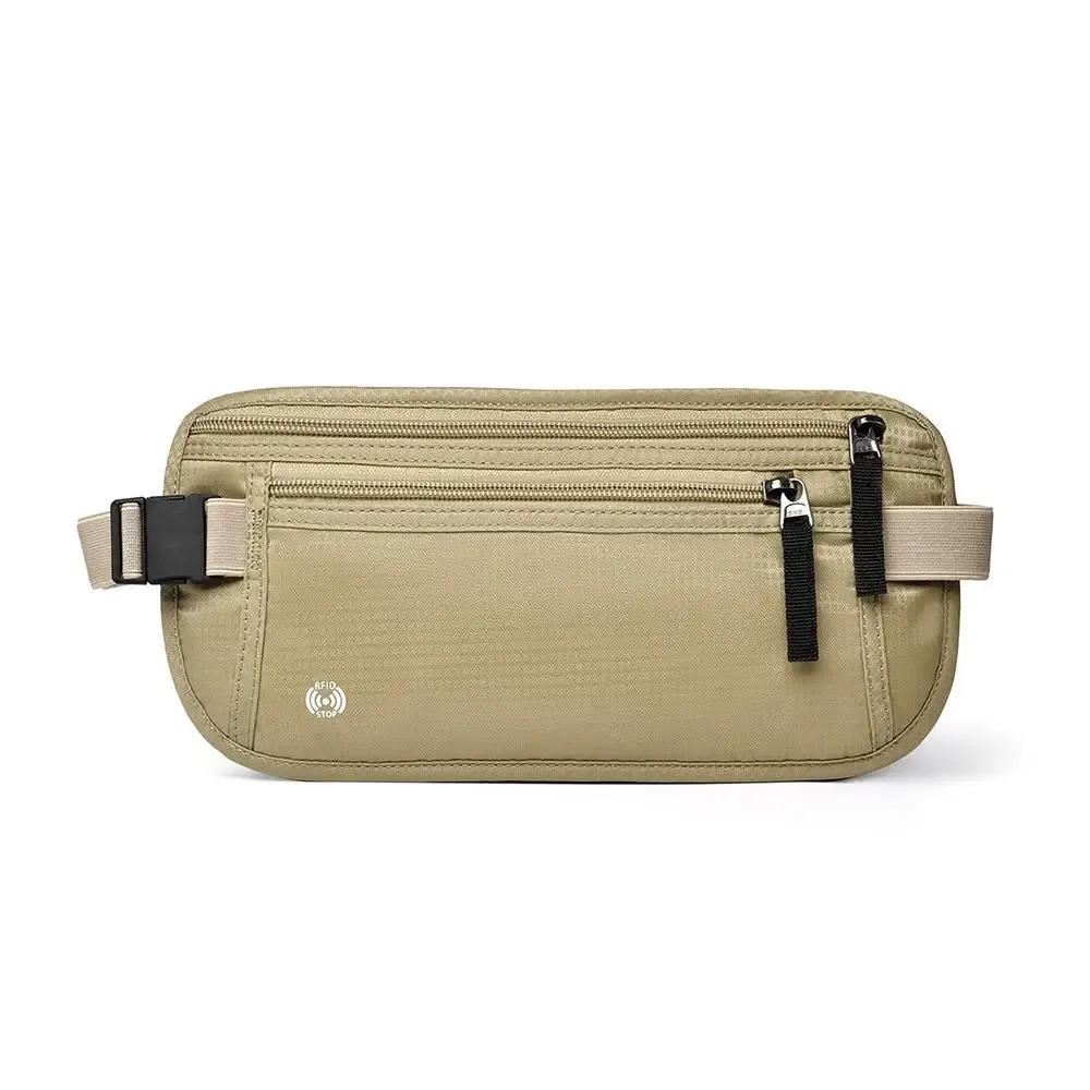sac de voyage rfid créatif multicolore pour passeport, certificats personnels, portefeuille antivol, sac banane pour voyages d'affaires