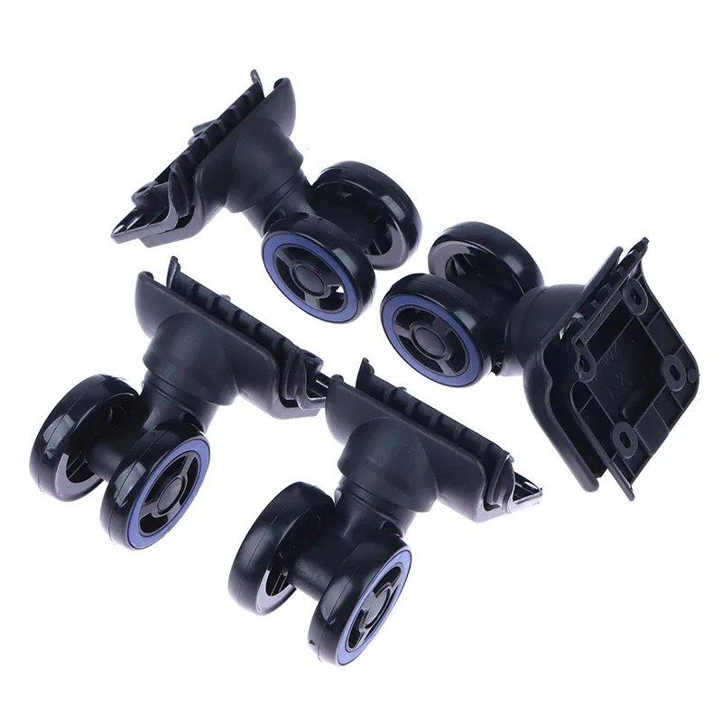 ensemble de remplacement de roues à bagages 4 pièces - 360 ° roues muettes pivotantes pour valise (universelles)
