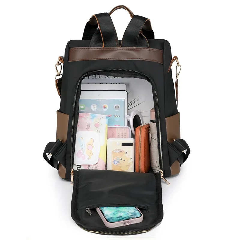 sac à dos en nylon imperméable pour femme, sac de voyage pour femme, sacs à dos, cartable pour adolescentes, sac à documents solide, cartable mochila, nouveau