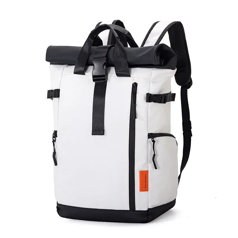 sac à dos avec couverture bouclée pour hommes et femmes, sac d'école de grande capacité, sac à dos de voyage en plein air, sac pour ordinateur portable de banlieue, nouvelle mode