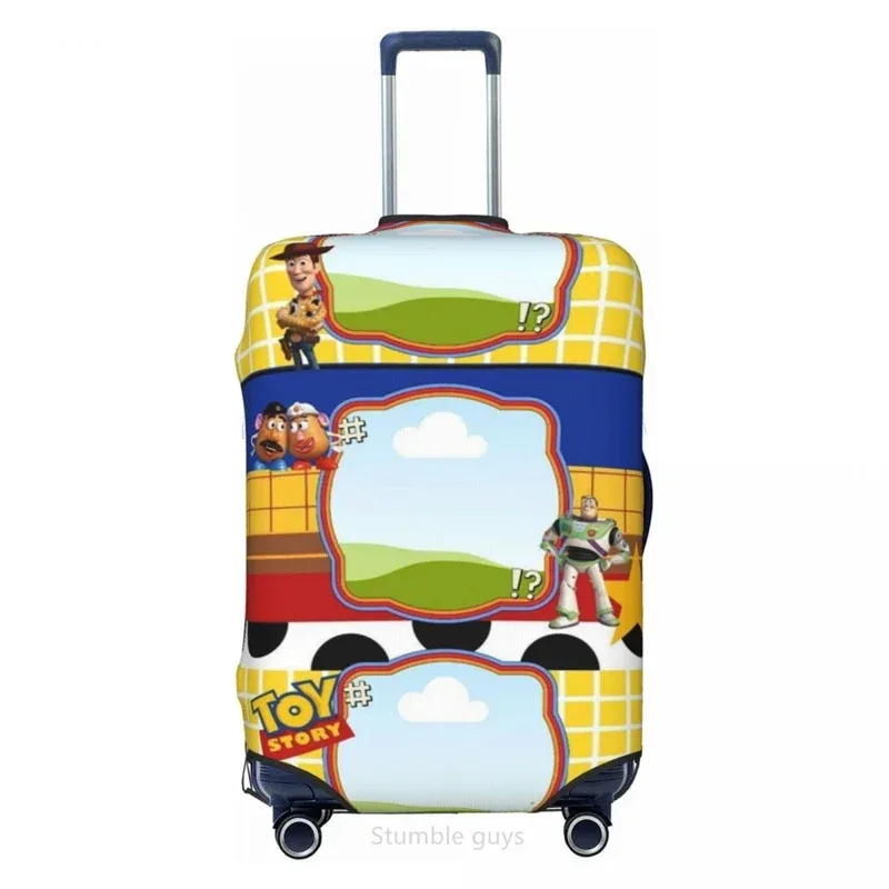 housse de bagage imprimée premium toys, haute élasticité, convient aux bagages de 18 à 32 pouces, résistante à la poussière, anti-rayures, lavable, housse de voyage