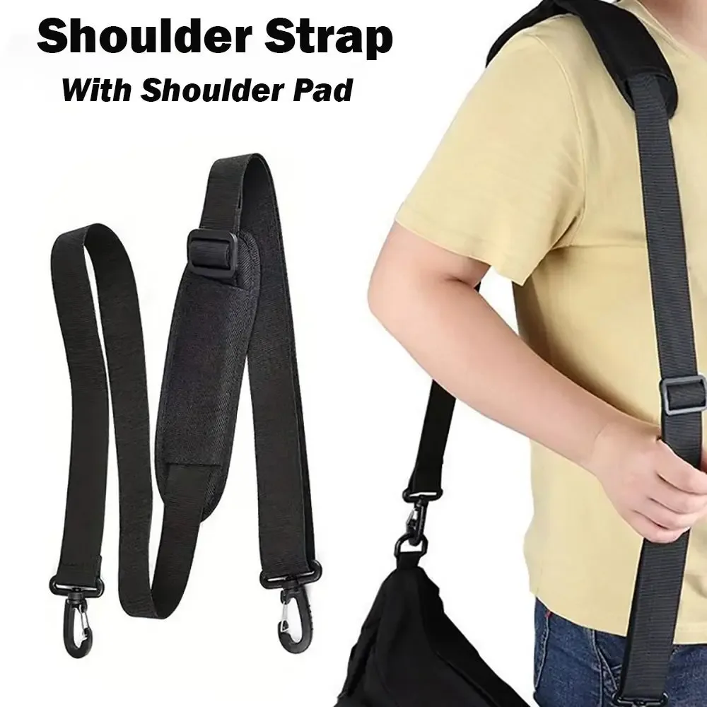 accessoires pour sacs : sangle de sac réglable en nylon noir, bandoulière avec coussinet pour sac à bandoulière