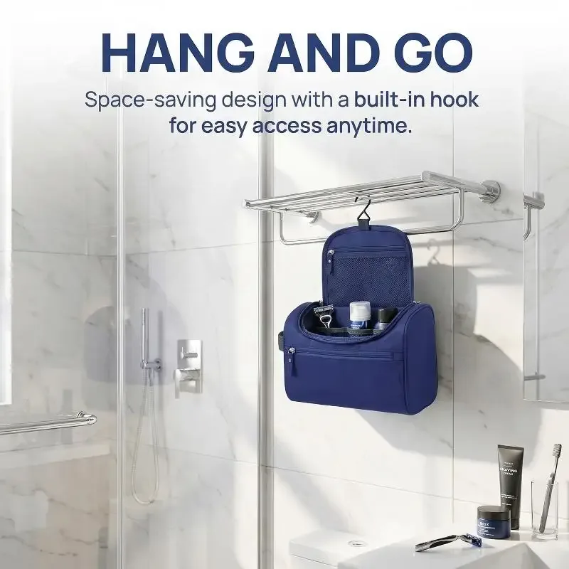 sac de rangement pour maquillage pour femmes, pour les voyages, grand sac de rangement pour cosmétiques, articles de toilette, pochette multifonction pour les affaires et l'usage quotidien