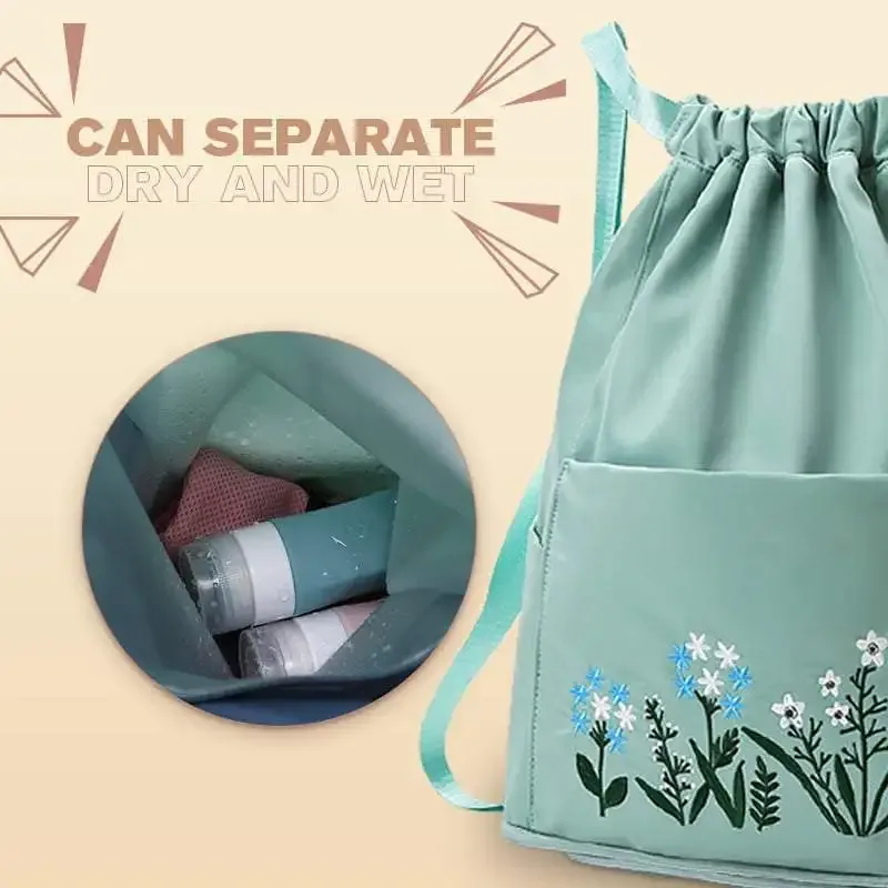 markroyal femmes cordon sac à dos pliant doux multifonction portable mode femmes voyage shopping sac à main livraison directe