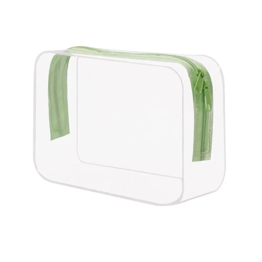 sac de maquillage transparent de grande capacité, portable, imperméable en pvc, sac de rangement pour articles de toilette de voyage, sac doux inodore pour un transport facile