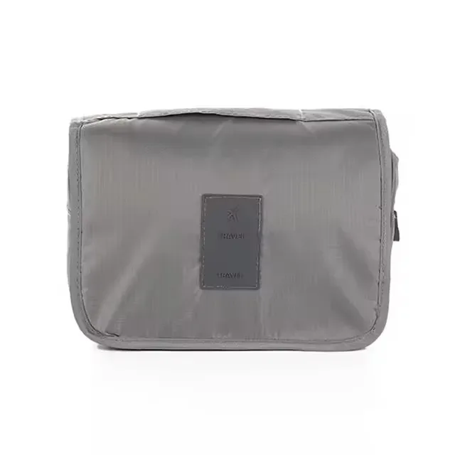 sac de toilette portable imperméable avec crochet, organiseur de maquillage multifonctionnel pour femmes, idéal pour les voyages