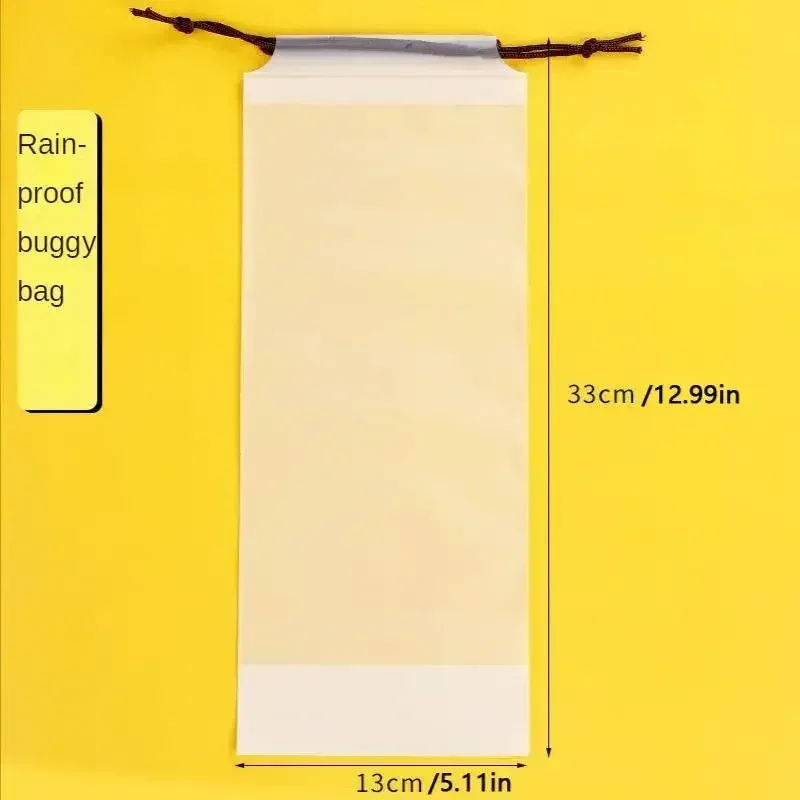 sac de rangement étanche pour parapluie, 10 pièces, sac en plastique à cordon de serrage, sac translucide, sac de rangement humide monté sur véhicule