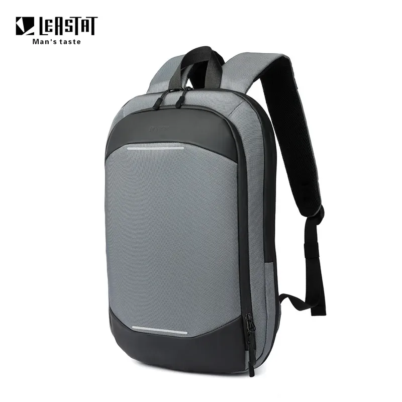 sac à dos pour ordinateur portable, sac fin pour ordinateur portable, unisexe, 14 pouces, sac à dos d'affaires simple, léger, décontracté, extensible, pour étudiants