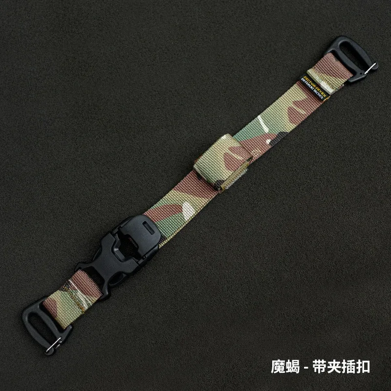 sangle de fixation de liaison tactique réglable multifonction pour l'extérieur, boucle magnétique, sangle de sac à dos fixe à dégagement rapide