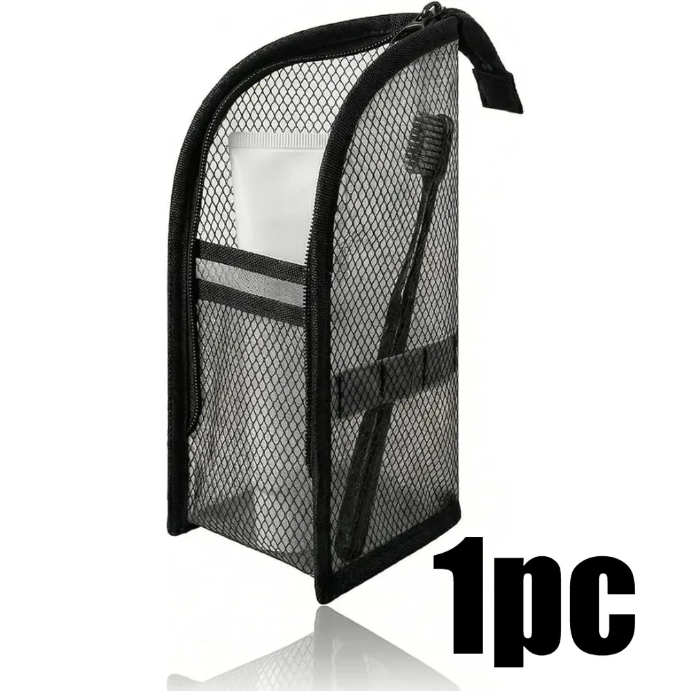 sac à cosmétiques en maille eva, 1/2 pièces, sac de rangement de voyage, organisateur de maquillage, pochette de maquillage pour femme, trousse de toilette portable, étui de beauté