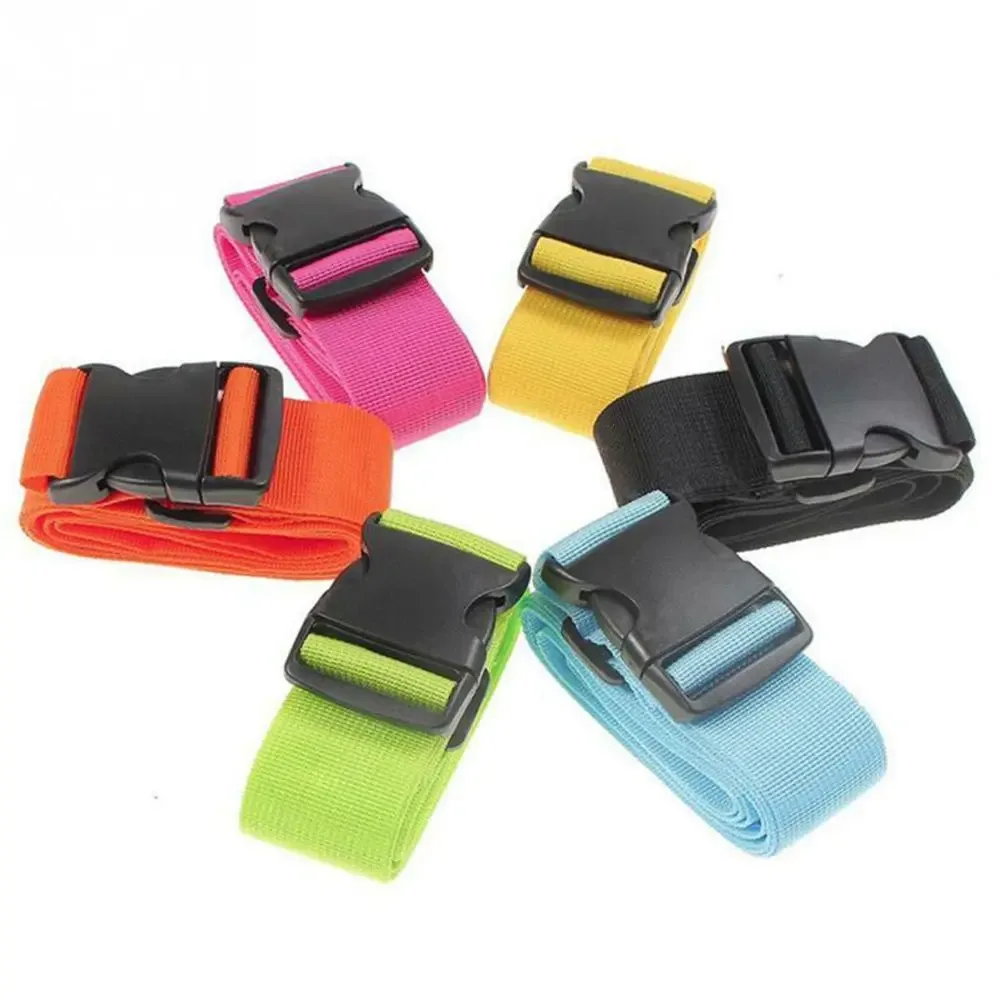 sangles de fixation pour valises, cordes d'emballage, accessoires de voyage, sangles à boucle pour bagages, sangles de sécurité pour bagages