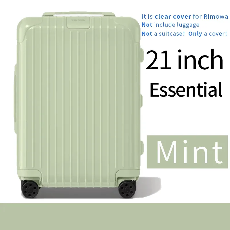 housse de protection transparente pour bagages, applicable pour rimowa essential, 21 26 30 pouces, housse de valise rimowa salsa