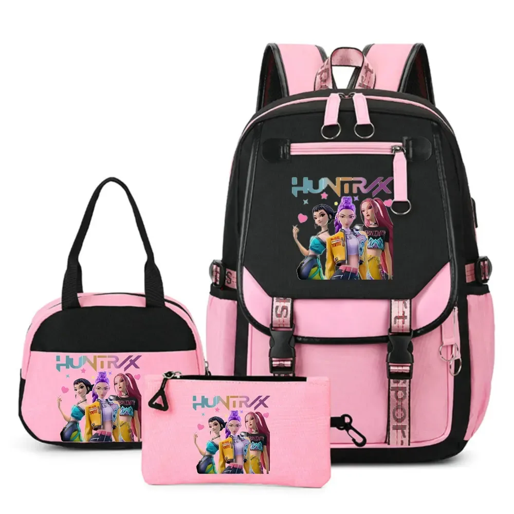 nouveaux sacs à dos kpop demon hunters, sac d'école pour garçons et filles, sac à dos pour ordinateur portable, pour adolescents, filles et femmes, imprimé mochila escolar, cadeau