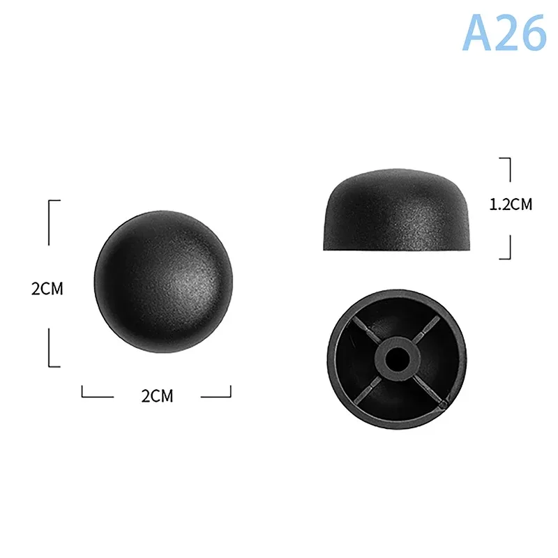 1 pièces noir remplacement en plastique goujon bagages pieds tampons bagages goujon pied pieds tampons pour tous les sacs de valise support de bagages pieds 2025