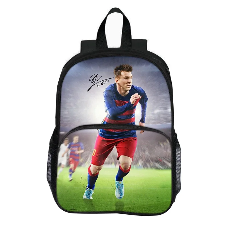 sac à dos m-messi avec poche avant pour étudiants et enfants, sac d'école pour star du football, sac de sport, sac de voyage de grande capacité