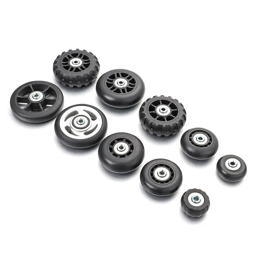 kit de réparation de roulettes de valise : roues de rechange pour bagages avec roue directionnelle
