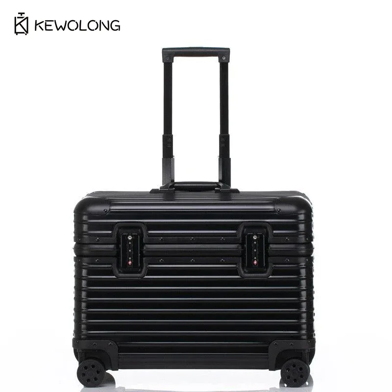 valise en aluminium à coins arrondis, bagage à main rigide à ouverture par le haut avec roulettes à 360 degrés °   roues pivotantes, chariot de photographie gearphotography