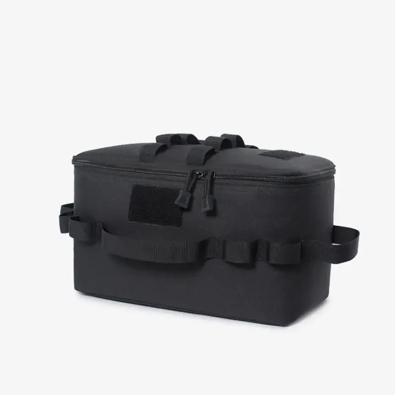 sac de rangement de grande capacité pour le camping en plein air - sac à outils pour clous de sol avec kit d'ustensiles de cuisine de pique-nique et organisateur de cartouches de gaz