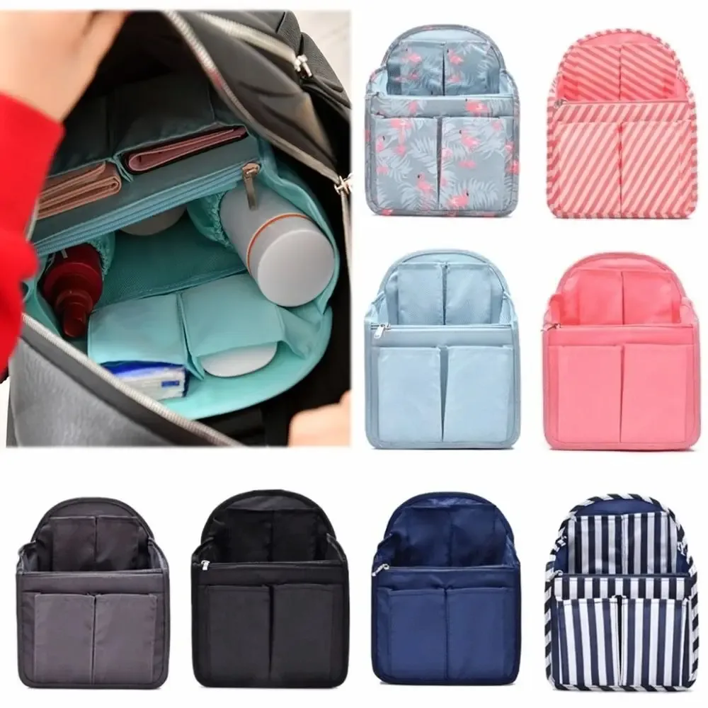 Sac de rangement multi-poches pour sac à dos, doublure intérieure multifonctionnelle, organisateur de voyage, grande capacité