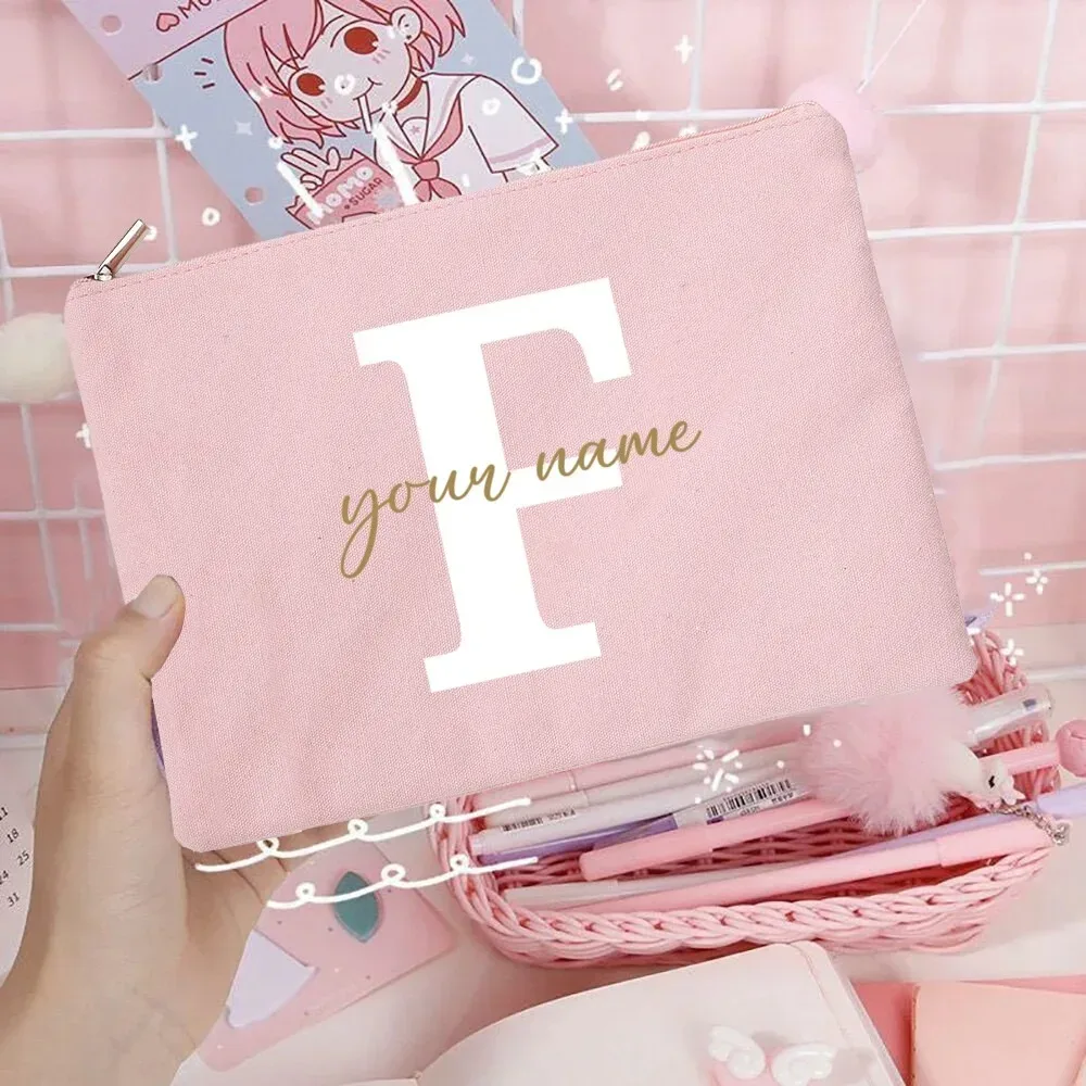 sacs cosmétiques personnalisés avec nom pour demoiselles d'honneur, trousse de maquillage pour filles, trousse de toilette de voyage, cadeaux de mariage et d'anniversaire pour elle