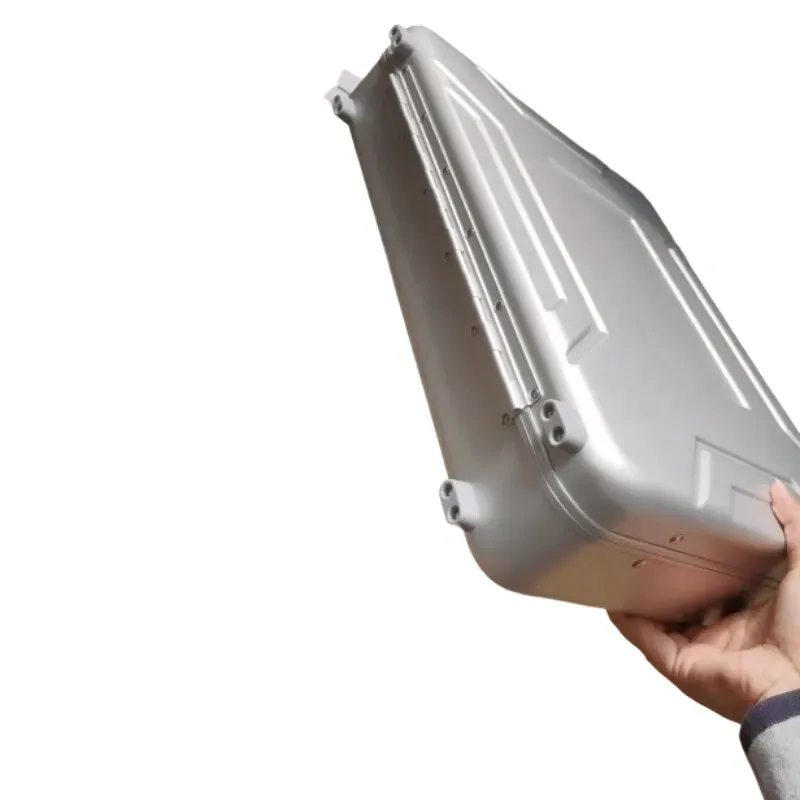grande boîte à outils portative en alliage d'aluminium et de magnésium argenté - mallette de rangement de luxe pour documents, instruments et équipements de maison/bureau