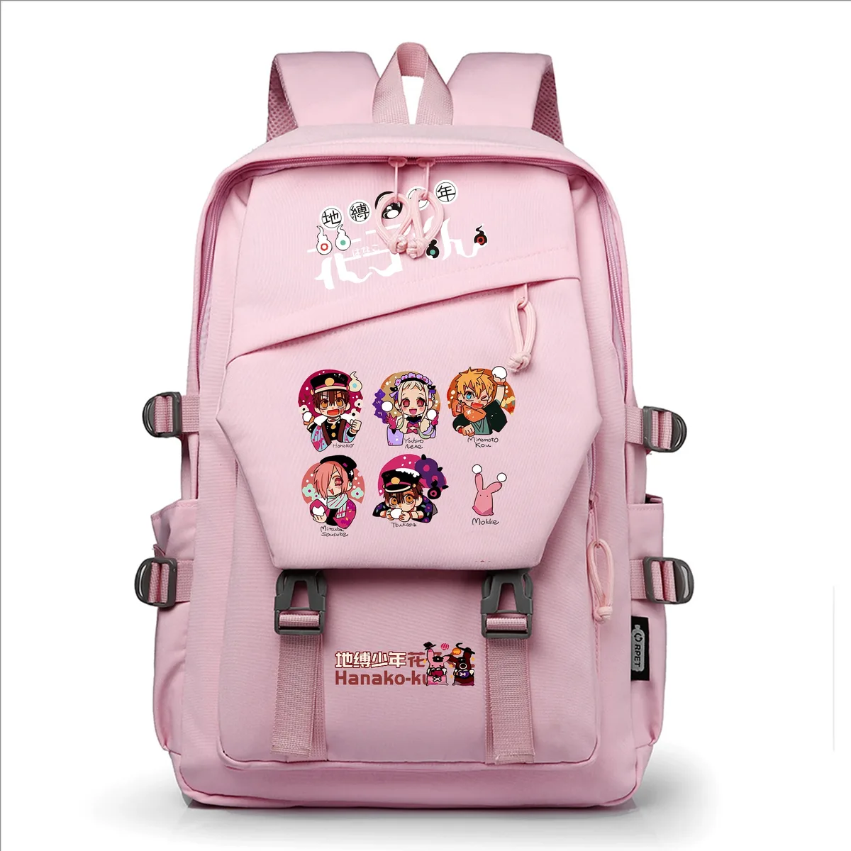sacs à dos décontractés pour étudiants, sacs à livres pour filles, sacs à dos pour ordinateur portable, sacs à bandoulière, motif dessin animé anime toilet-bound hanako-kun