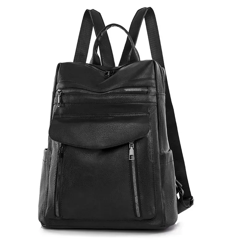 nouveauté ordinateur portable en cuir pu sac à dos pour femmes hommes sac à dos mode voyage sac à dos sac à main pour voyage collège travail