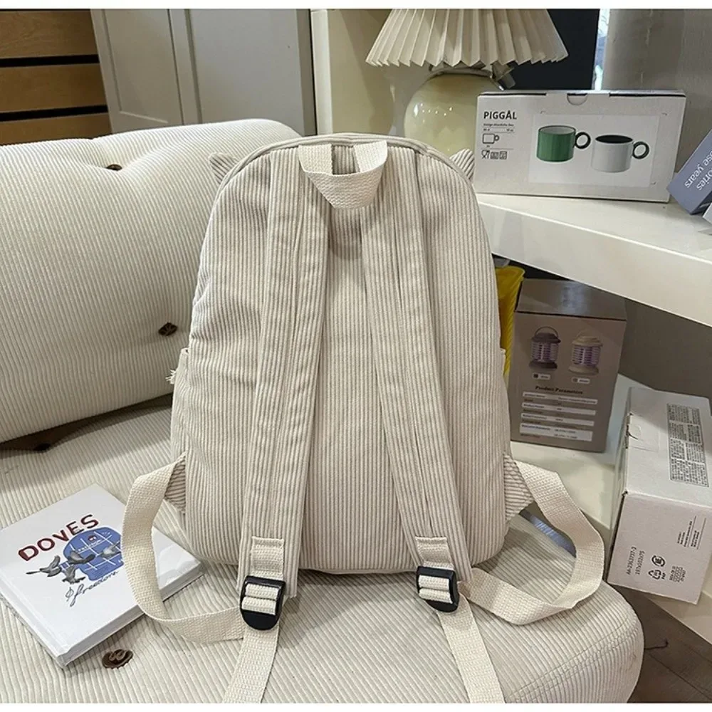sac à dos ergonomique pour étudiant, motif chat de dessin animé, avec bretelles rembourrées, grande capacité, léger