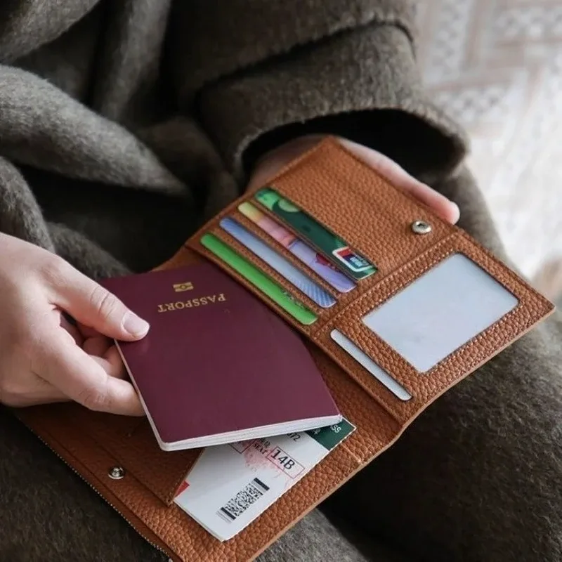 porte-passeport rfid, housses de passeport, protège-passeport de voyage, portefeuille pour cartes d'identité et de crédit, accessoires de voyage