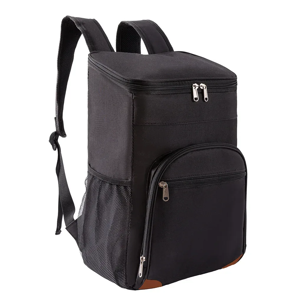 sac à dos isolé extérieur grande capacité pique-nique refroidisseur sac à dos sac de glace en plein air étanche conservation de la fraîcheur double sacs à bandoulière