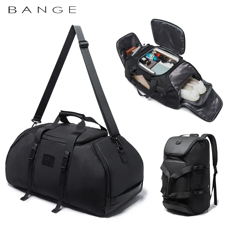 bange sac de sport pour hommes valise multifonction sac à dos grand étanche anti-taches hommes sac de sport voyage bagages à main sacs nouveau